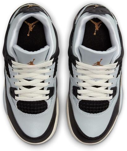 Jordan Little Kid's 4 Retro Pure Platinum/Metallic Gold (FZ8586 070) in Kuwait