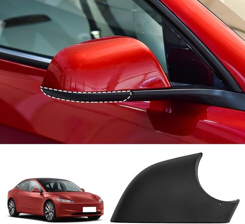Mirror Bottom Cover For Tesla Model 3 2017-2024 Side Mirror Base Cover Replacement Wing Mirror Cover Holder Lower Tray Wing Mirror Repair (Right) in Saudi Arabia