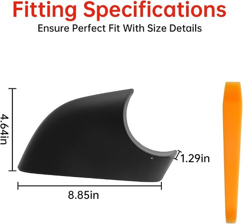 Mirror Bottom Cover For Tesla Model 3 2017-2024 Side Mirror Base Cover Replacement Wing Mirror Cover Holder Lower Tray Wing Mirror Repair (Right) in Saudi Arabia