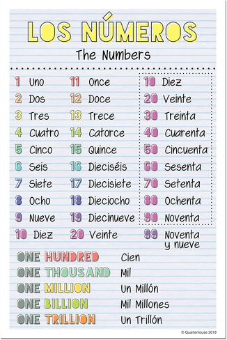 Spanish Verbs & Beginner Vocabulary (Set C) Poster Set, Spanish Classroom Learning Materials for K-12 Students and Teachers, Set of 11, 12 x 18 Inches, Extra Durable in Kuwait