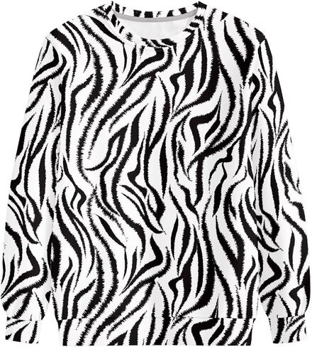 AmzPrint African Sweatshirt For Women Plus Size Casual Long Sleeve Round Neck Blouses Sweatshirts Tops in Kuwait