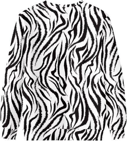 AmzPrint African Sweatshirt For Women Plus Size Casual Long Sleeve Round Neck Blouses Sweatshirts Tops in Kuwait
