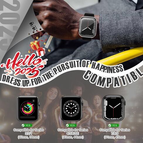 top4cus 42mm (Series 10) Cover Soft TPU Anti-Scratch Lightweight 42mm Iwatch Case All-Around Screen Protector, Optional Cases Compatible with Apple Watch Series 9/8/7/6/SE/SE2/5/4/3/2/1 - Dark Green in Kuwait