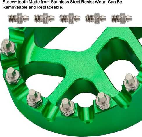 LKV Motorcycle Footpegs Dirt Bike Rest Pedal Foot Pegs Compatible with KAWASAKI KLX250R KLX250 KLX250S KLX300 KLX300R KLX300SM KLX650 in Saudi Arabia