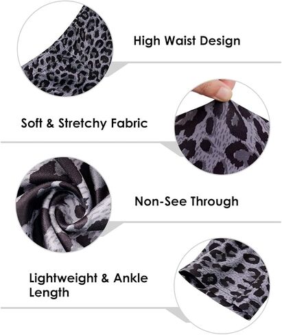 TIYOMI Plus Size Leggings for Women High Waist Full Length Pants Casual Ankle Fall Leggings XL-5XL in Saudi Arabia