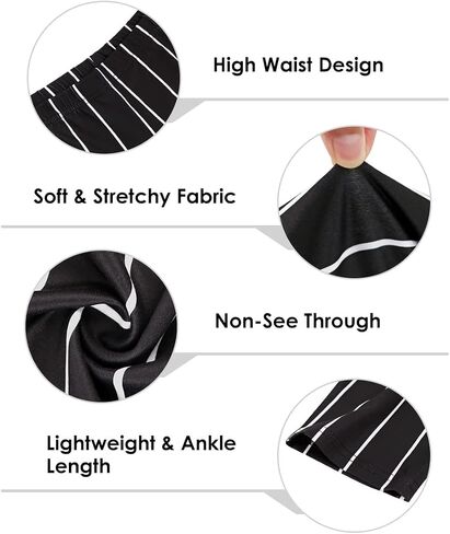 TIYOMI Plus Size Leggings for Women High Waist Full Length Pants Casual Ankle Fall Leggings XL-5XL in Saudi Arabia