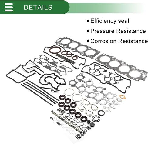 Motoforti Cylinder Head Gasket Kit Engine Valve Gasket Set for Toyota Engine 1UZ Rubber No.0411150041 Efficiency Seal in Saudi Arabia