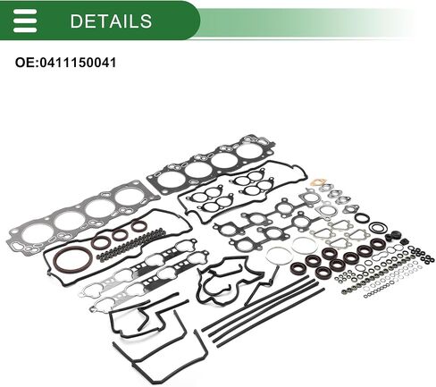 Motoforti Cylinder Head Gasket Kit Engine Valve Gasket Set for Toyota Engine 1UZ Rubber No.0411150041 Efficiency Seal in Saudi Arabia