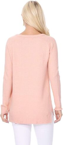YEMAK Women's Knit Sweater Pullover – Long Sleeve Crewneck Cute Heart Star Cable Pattern Casual Soft Knitted Top T Shirts in Saudi Arabia