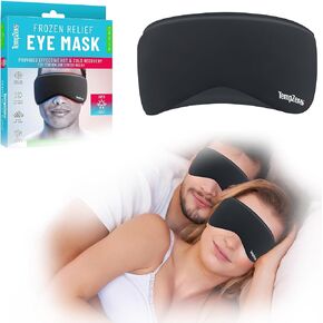 Gel Cooling Eye Mask - Warm Eye Compresses for Dry Eyes, Cooling Eye Masks for Puffy Eyes, Effective Hot & Cold Recovery, Retains Temperature Longer, Tension & Stress Relief