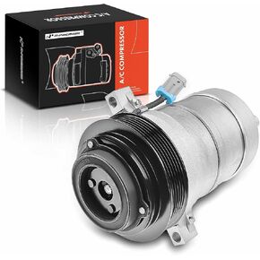 A-Premium AC Compressor with Clutch Compatible with Acura SLX, Cadillac Allante, DeVille, Eldorado, Fleetwood, Seville & Isuzu Trooper, VehiCROSS