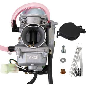 Carburetor For Ka.wasaki KVF300 KVF 300 Prairie 300 2X4 4X4 1999-2002 ATV KVF300B KVF300A OE # 15003-1437 with Carbon Dirt Jet Cleaner Tool kit