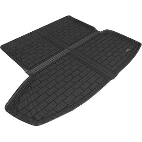 3D MAXpider Custom Fit Kagu Cargo Liner (Black) Compatible with Tesla Model S 2021-2024 - Cargo Liner