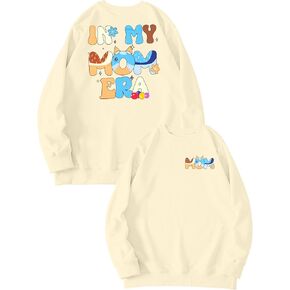 FAYALEQ Mama Sweatshirt Mom Shirt Women: In My Mama Era Shirt Dog Lovers Pullover Funny Mom Long Sleeve Tops