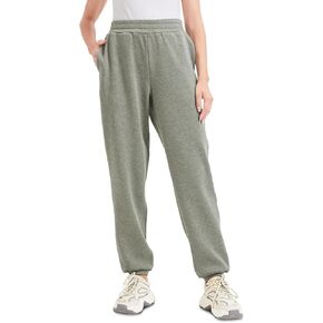Womens Fleece Lined Sweatpants High Waisted Casual Baggy Sweatpants with Pockets Winter Thermal Jogger Pants