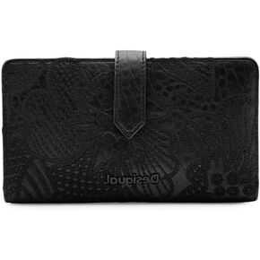 Desigual Women's Accessories PU Medium Wallet, Black