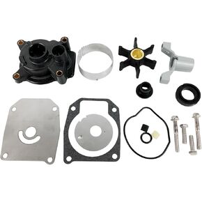 Water Pump Impeller Repair Kit 439077 for Johnson Evinrude OMC Outboard 35 40 45 48 50 55 60 HP Replace Sierra 18-3399 396933 396932 391635 390770 777808 0439077 0396933