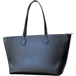 Shush Bordeaux Tote - Premium Leather Handbag for Women, Ethically Made, Spacious Interior, Fits 16" Laptop, Quiet Luxury Purse with Multiple Pockets and Shoulder Strap