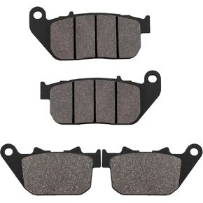 Sportster 883 Brake pads Front and Rear for XL1200C Sportster Custom/ XL1200L Sportster Low/ XL883C Sportster Custom/XL 883 Low/ XL883 Sportster Standard/XL 50