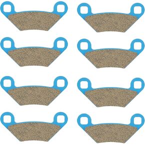 Front & Rear Ceramic Brake Pads Set for 2009-2022 Polaris Sportsman 850, 2015-2021 1000 X, 4 sets Front and Rear Brake Pads