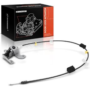 A-Premium Door Lock Latch Actuator with cable Compatible with Ford Vehicles - For F-150 F150 2009-2014 - Rear Upper Left, Replace# 9L3Z18264A01B