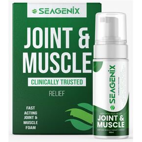 Menthol Relief Muscle and Joint Foam - Magnesium Spray Menthol Formula - Joint and Muscle Relief – Relax Tight Muscles – Ease Muscle Cramps Fast - All Natural – Relief for Legs, Neck, Back.