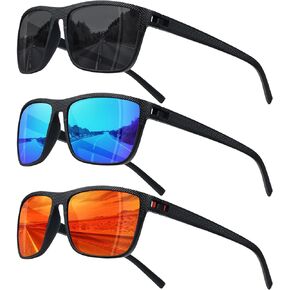 STORYCOAST Polarized Sunglasses for Men Women Classic Square Sports Fishing Running Golf Sun Glasses UV Protection