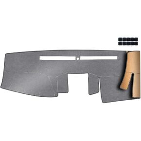 Upgrade Dacron Dashboard Cover Fit for 2007-2021 Nissan Frontier/ 2009-2012 Suzuki Effective Anti Glare, Reduce Reflection, Sun Protection, Dust Proof, Moisture Absorption UV-Proof -Grey