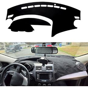 Dash Cover for Dashboard Cover Mat for Ni-ssan Sentra 2019 2018 2017 2016 2015 2014 2013 Without HUD Accessories Dash Mat Shade Nonslip Mesh Protector No Glare