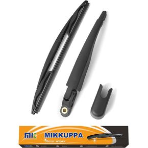 Replacement for 2009-2019 Dodge Journey Rear Wiper Arm Blade - MIKKUPPA Back Windshield Wiper Assembly Replacement - All Season Natural Rubber Cleaning Window