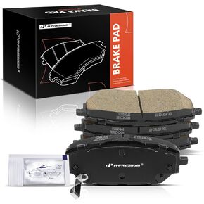 A-Premium Front Ceramic Disc Brake Pads Set Compatible with Select Toyota Models - C-HR CHR 2018 2019 2020 2021 2022, 4 Pcs