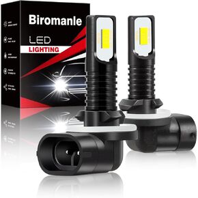Compatible with Kubota rtv 1140 1100 900 500 400 Bulbs,BX1850D BX1860 BX2350D BX1880 BX23s BX2380 BX2680 Light Bulbs,886/894 fog lamp bulbs, Bright 11000LM 6000K White Light,2-Pack