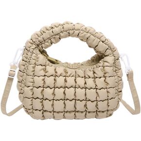 حقيبة صغيرة مبطنة على شكل فقاعات، حقيبة يد منتفخة خفيفة الوزن، حقيبة كروس مبطنة بالقطن الناعم in Kuwait