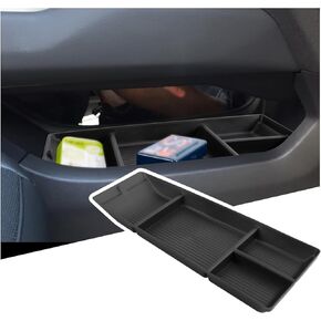 Lower Center Console Organizer Tray Compatible with 2024-2025 Chevy Equinox EV Interior Accessories, Armrest Bottom Tray Storage Box for Sunglasses and Vehicle Key