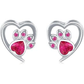 Cute Puppy Dog Stud Earrings for Womens 925 Sterling Silver Pug dog/Dachshund/Chihuahua Dog Earring Jewelry Gifts for Women Hypoallergenic