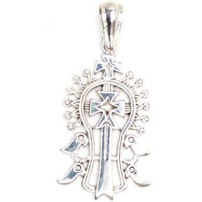 COSUMOSU Ethiopian Cross 925 sterling silver Pendant African wedding jewelry (Ethiopian Cross D)