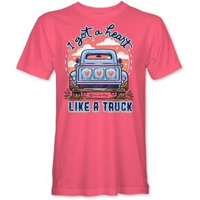 I Got A Heart Like A Truck - Youth T-Shirt - Itsa Girl Thing