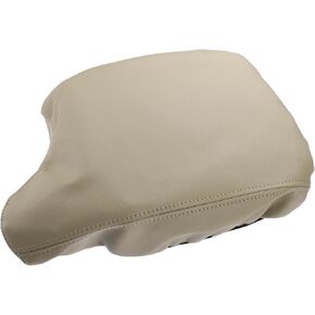 ACROPIX Car Center Console Seat Armrest Cover Interior Protective Lid Storage Covers Trim for Honda Accord 2013-2017 Beige Car Parts