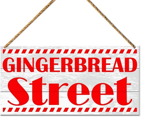Christmas Baking Wood Sign Decor, Christmas Bakery Wall Decor for Home Kitchen Living Room Holiday Winter Decorations Farmhouse Gingerbread Man Xmas Hanging Sign Decor, Gingerbread Baking Co. in Kuwait