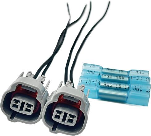 Side Marker Light Pigtail Connector Harness Compatible with Toyota Lexus Scion (Pack of 2) Replaces OE# 90980-11156 LJQ in Kuwait