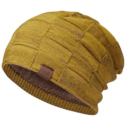 BASSDASH Winter Slouchy Beanies Thick Fleece Lined Skull Cap for Men Women Warm Knitting Hat in Saudi Arabia