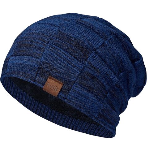 BASSDASH Winter Slouchy Beanies Thick Fleece Lined Skull Cap for Men Women Warm Knitting Hat in Saudi Arabia