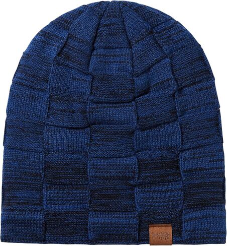 BASSDASH Winter Slouchy Beanies Thick Fleece Lined Skull Cap for Men Women Warm Knitting Hat in Saudi Arabia