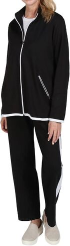 CATALOG CLASSICS Womens Sweat Suits 2 Piece Set Jogger Track Suits for Women Set in Saudi Arabia