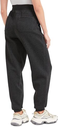 Womens Fleece Lined Sweatpants High Waisted Casual Baggy Sweatpants with Pockets Winter Thermal Jogger Pants in Saudi Arabia