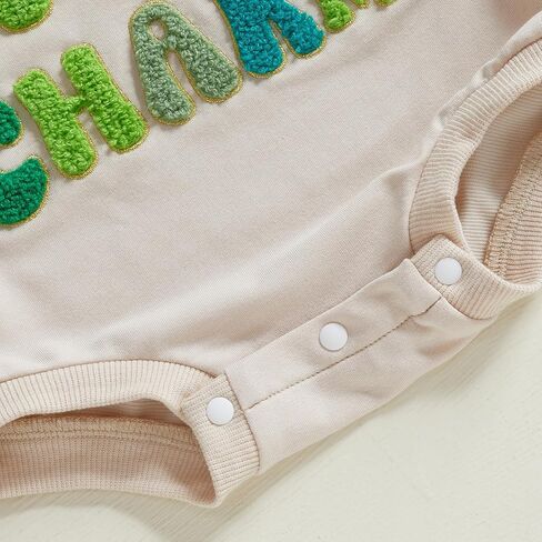 GOOCHEER Newborn Infant Baby Boy Girl Halloween Outfit Ghost Floral Sweatshirt Romper Long Sleeve Bodysuit Fall Clothes in Kuwait