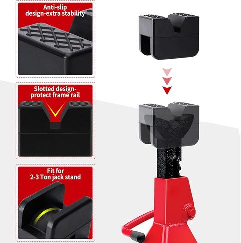عبوتان من حامل حامل الرافعة (يناسب حوامل الرافعة 2 و3 طن) مع 4 وسادات حامل للرافعة، ومحول وسادات مطاطية لحامل الرافعة، وواقي لحامات قرصة السكك الحديدية in Kuwait