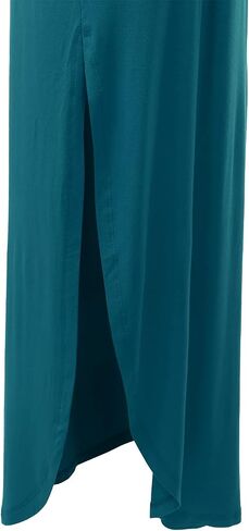 Women's Short Sleeve Loose Split Long Maxi Dress with Pockets (XS-XXL) in Saudi Arabia