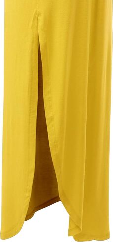 Women's Short Sleeve Loose Split Long Maxi Dress with Pockets (XS-XXL) in Saudi Arabia