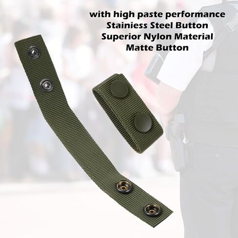 6 Pcs Duty Belt Keepers Police Security Tactical Belt Keeper with Double Snaps, Stays Holders Military Equipment Accessories Fixing Security Police Belt Law Enforcement Accessories Duty Belt Holder in Saudi Arabia